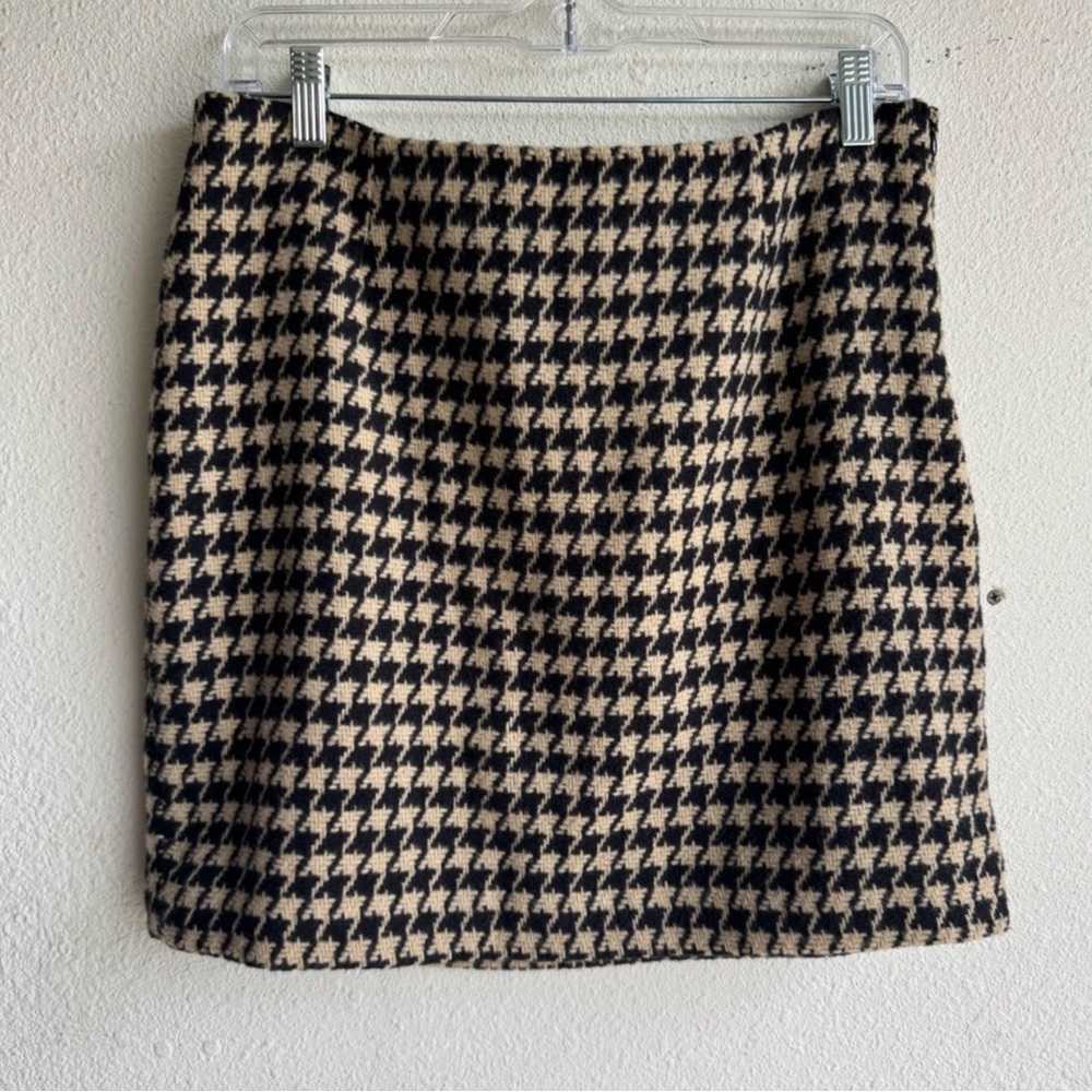 Anine Bing Houndstooth Mini Skirt - Black & White - Picture 3 of 6